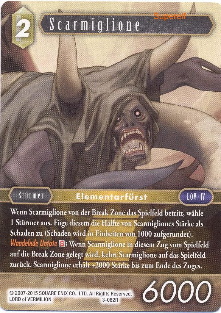 Final Fantasy Opus 3-082 R Scarmiglione Erde