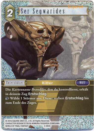 Final Fantasy Opus 3-083 C Ser Segwarides Erde