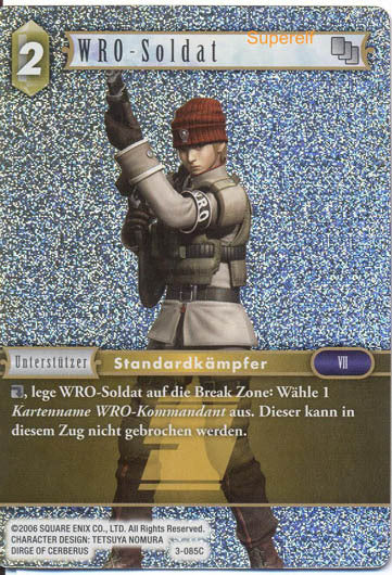 Final Fantasy Opus 3-085 C WRO - Soldat Erde