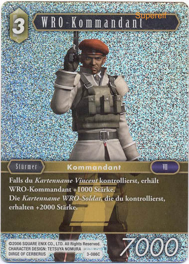 Final Fantasy Opus 3-086 C WRO - Kommandant Erde