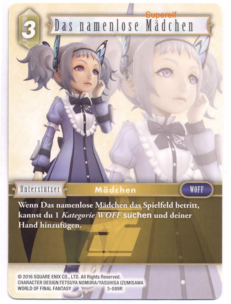 Final Fantasy Opus 3-089 R Das namenlose Mädchen Erde