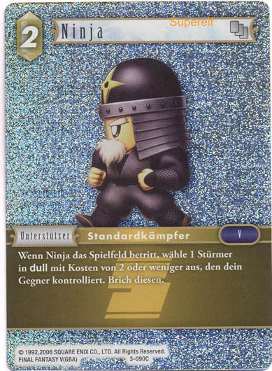 Final Fantasy Opus 3-090 C Ninja Erde