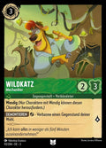 Lorcana Die Tintenlande 3-092 UC Wildkatz Smaragd