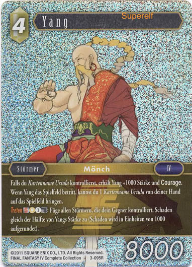 Final Fantasy Opus 3-095 R Yang Erde