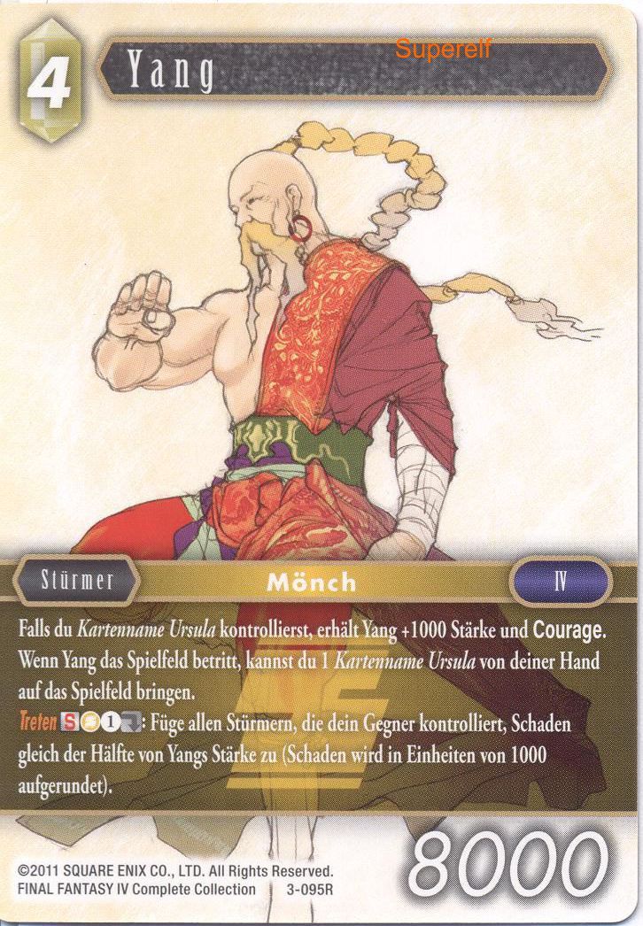 Final Fantasy Opus 3-095 R Yang Erde