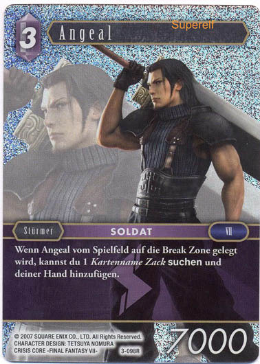 Final Fantasy Opus 3-098 R Angeal Blitz