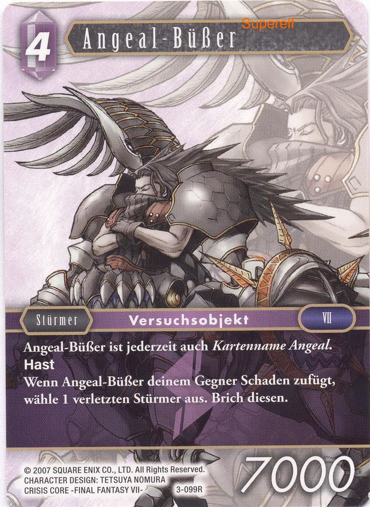 Final Fantasy Opus 3-099 R Angeal - Büßer Blitz