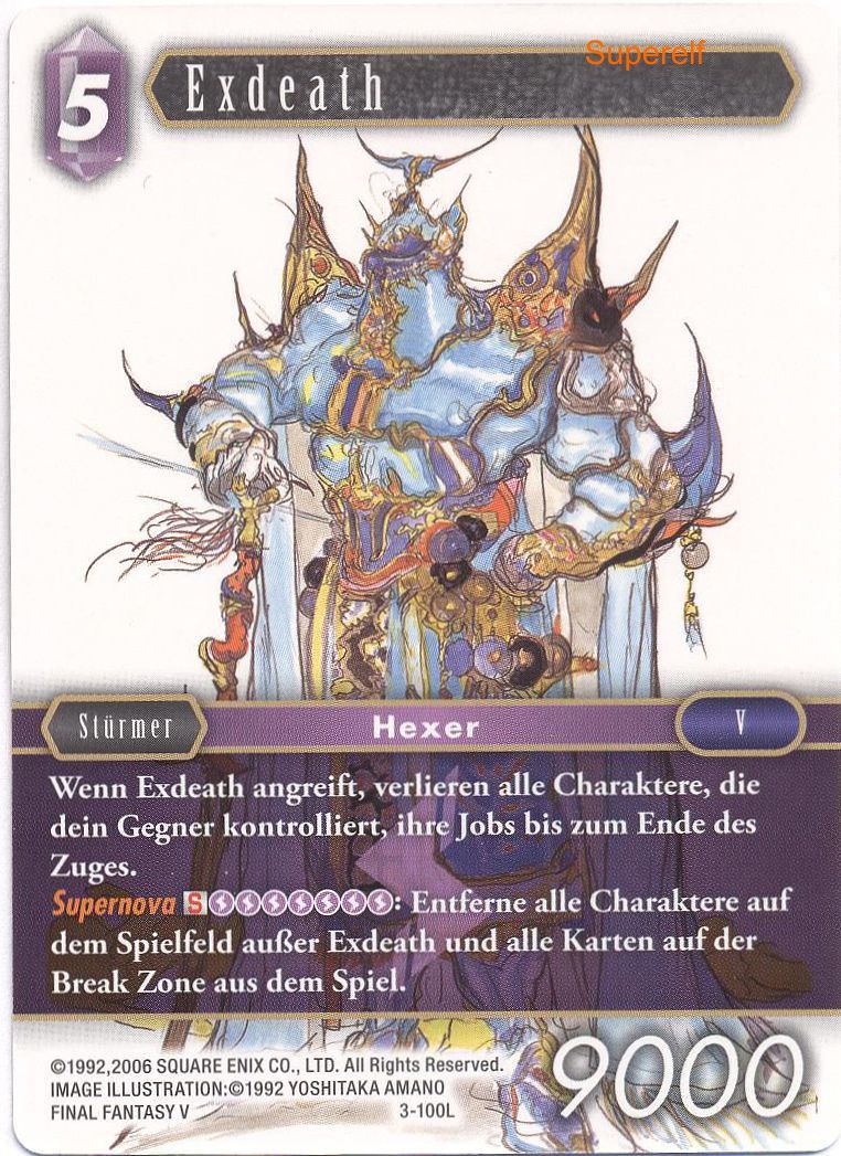 Final Fantasy Opus 3-100 L Exdeath Blitz