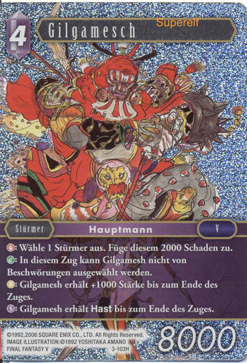 Final Fantasy Opus 3-103 H Gilgamesch Blitz