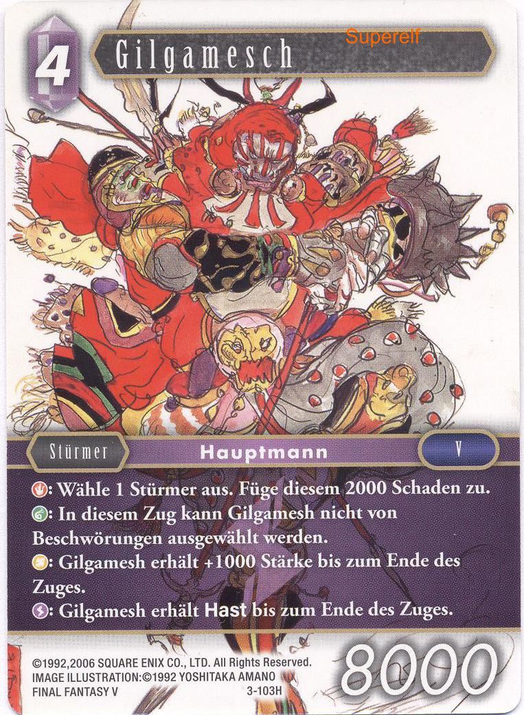 Final Fantasy Opus 3-103 H Gilgamesch Blitz