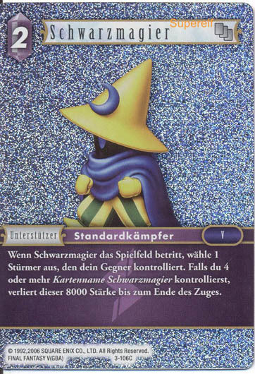 Final Fantasy Opus 3-106 C Schwarzmagier Blitz