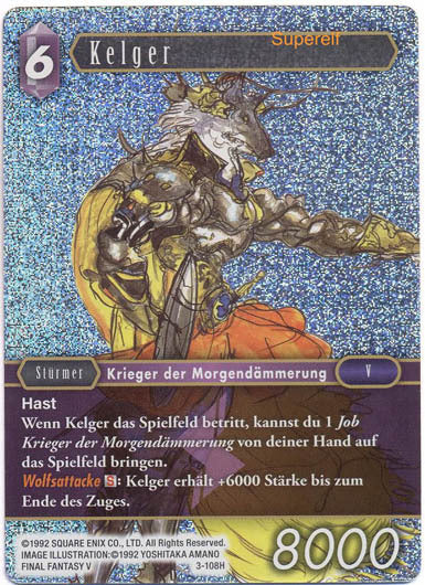 Final Fantasy Opus 3-108 H Kelger Blitz
