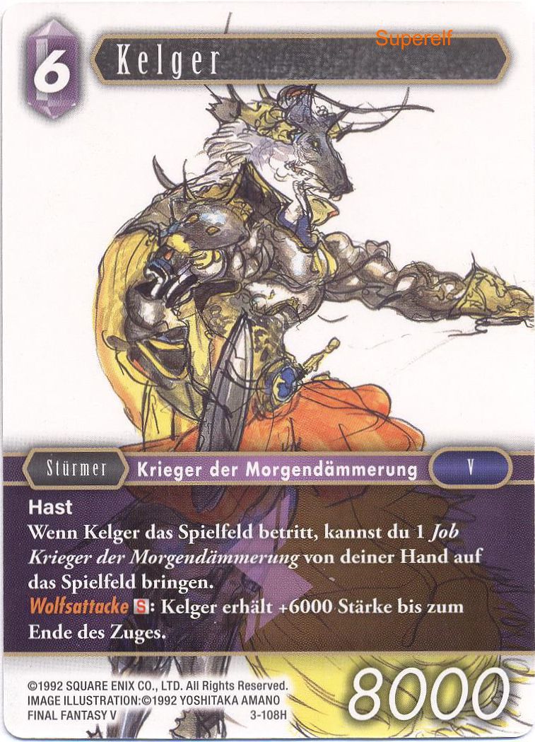 Final Fantasy Opus 3-108 H Kelger Blitz