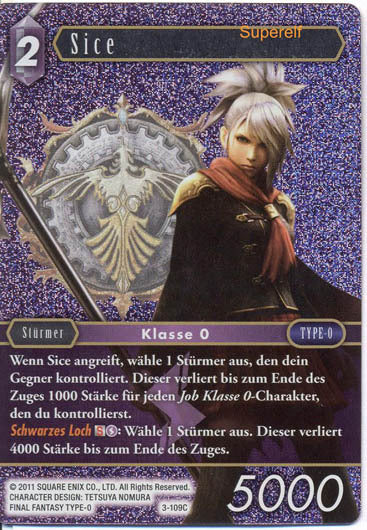 Final Fantasy Opus 3-109 C Sice Blitz