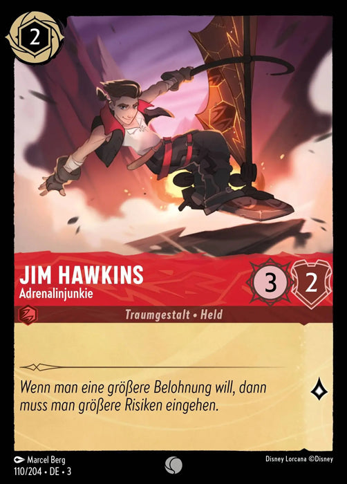Lorcana Die Tintenlande 3-110 C Jim Hawkins Rubin