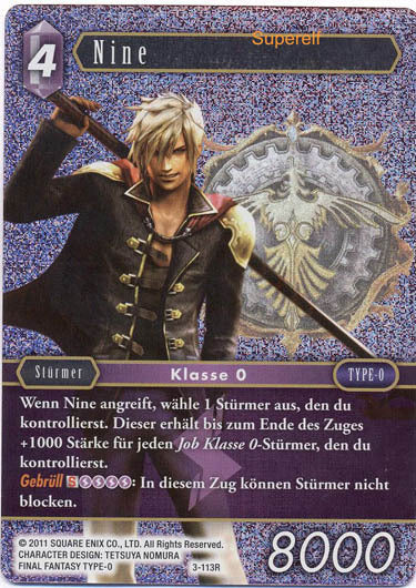 Final Fantasy Opus 3-113 R Nine Blitz