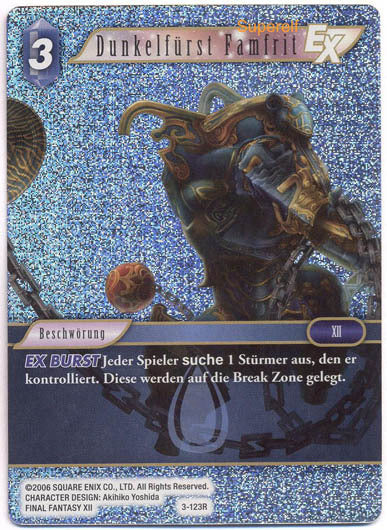 Final Fantasy Opus 3-123 R Dunkelfürst Famfrit Wasser
