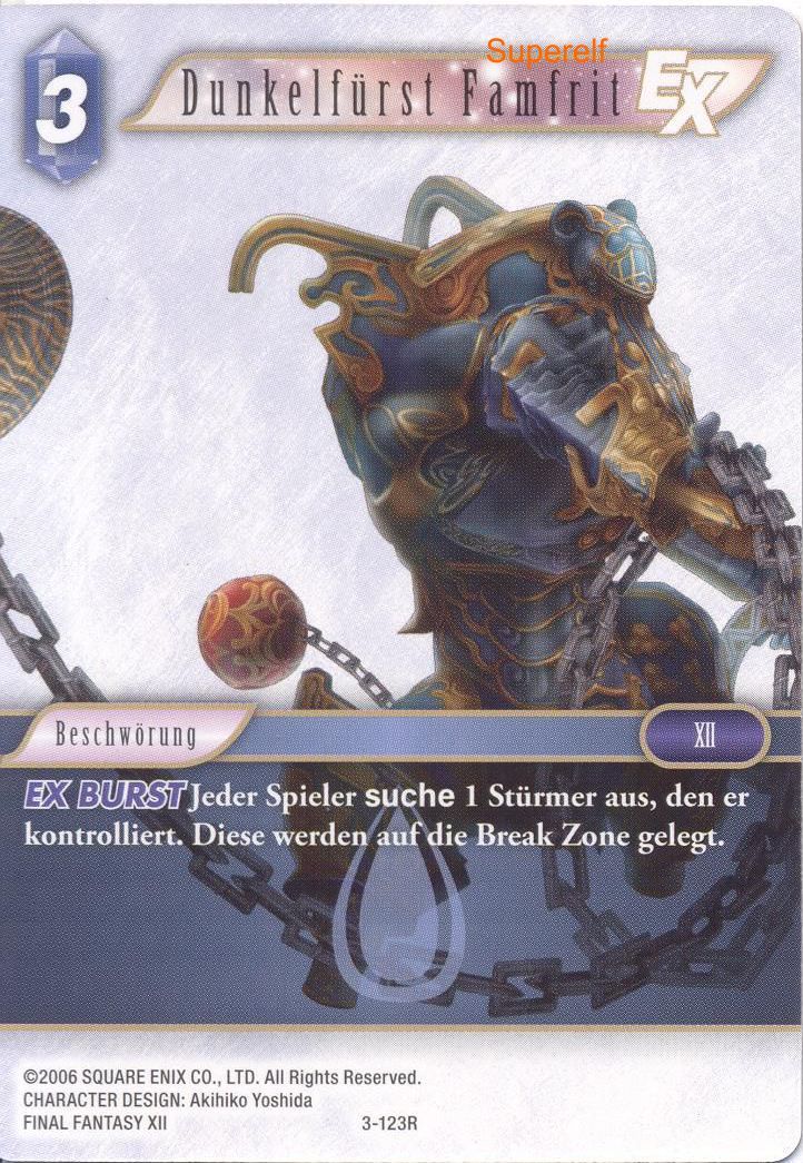 Final Fantasy Opus 3-123 R Dunkelfürst Famfrit Wasser