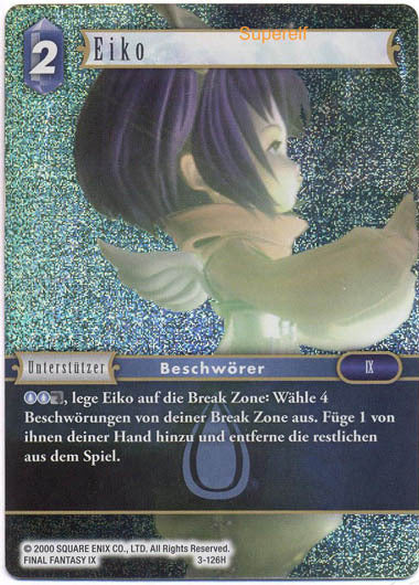Final Fantasy Opus 3-126 H Eiko Wasser