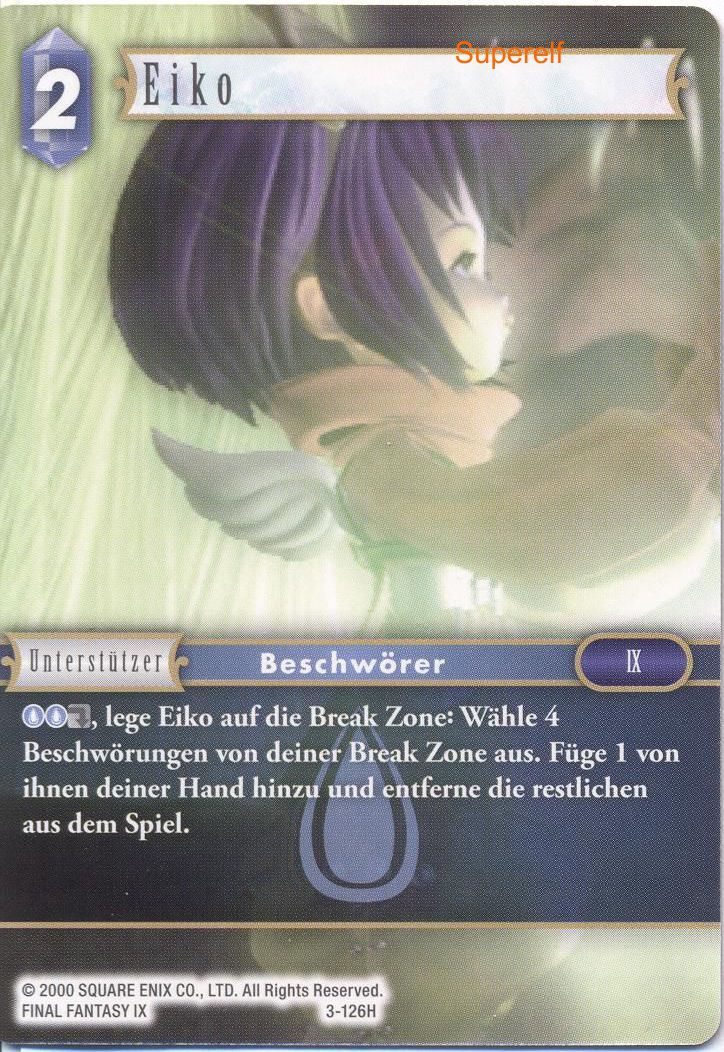 Final Fantasy Opus 3-126 H Eiko Wasser