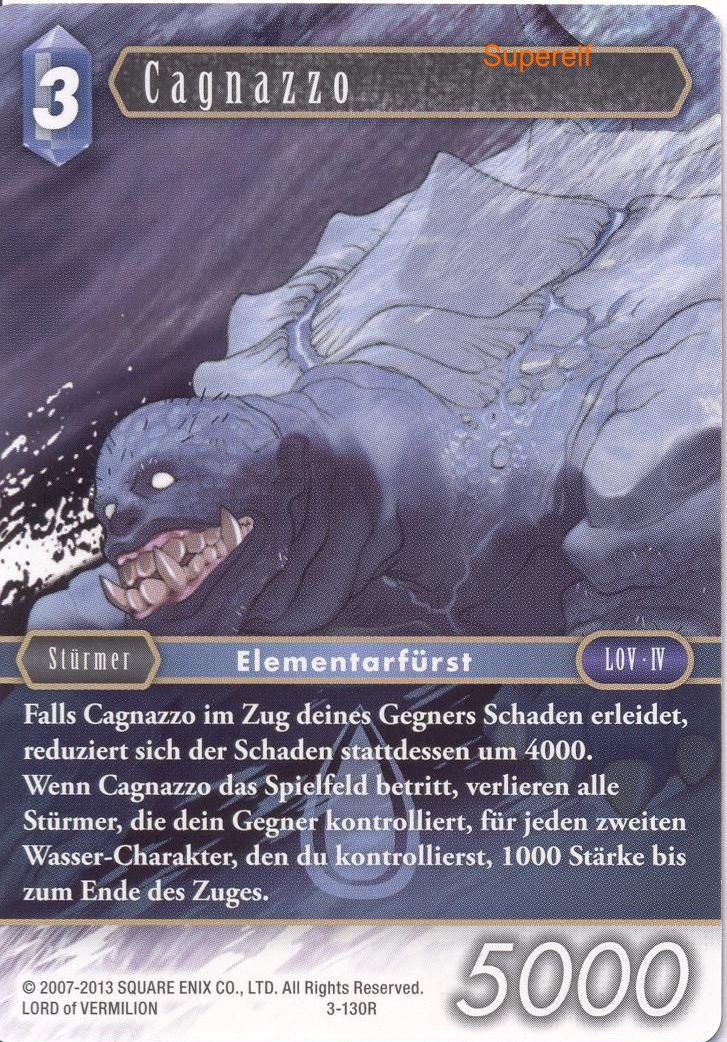 Final Fantasy Opus 3-130 R Cagnazzo Wasser
