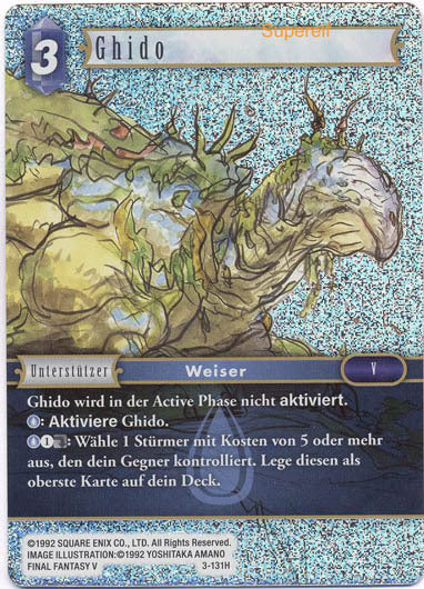 Final Fantasy Opus 3-131 H Ghido Wasser