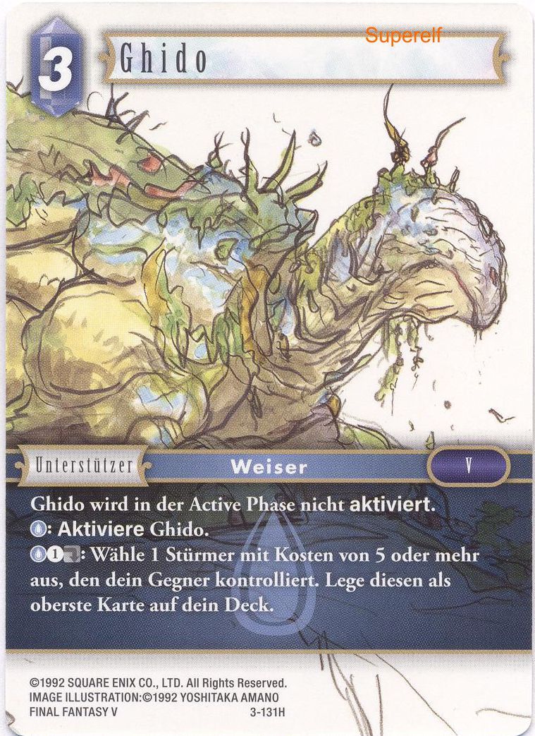 Final Fantasy Opus 3-131 H Ghido Wasser