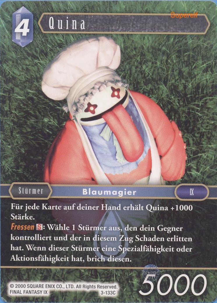 Final Fantasy Promokarte Opus 3-133C / PR-014 Quina  Variante