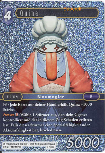 Final Fantasy Opus 3-133 C Quina Wasser