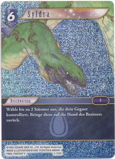 Final Fantasy Opus 3-135 H Syldra Wasser