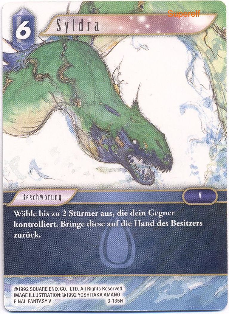 Final Fantasy Opus 3-135 H Syldra Wasser