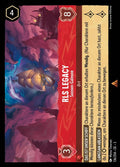 Lorcana Die Tintenlande 3-136 R RLS Legacy Rubin