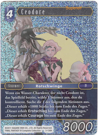 Final Fantasy Opus 3-138 H Ceodore Wasser