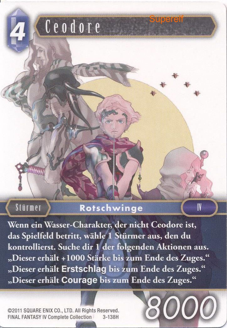 Final Fantasy Opus 3-138 H Ceodore Wasser