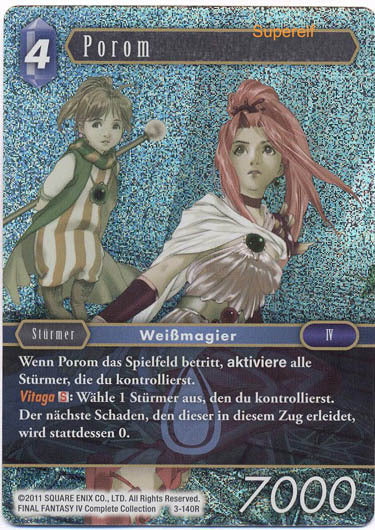 Final Fantasy Opus 3-140 R Porom Wasser