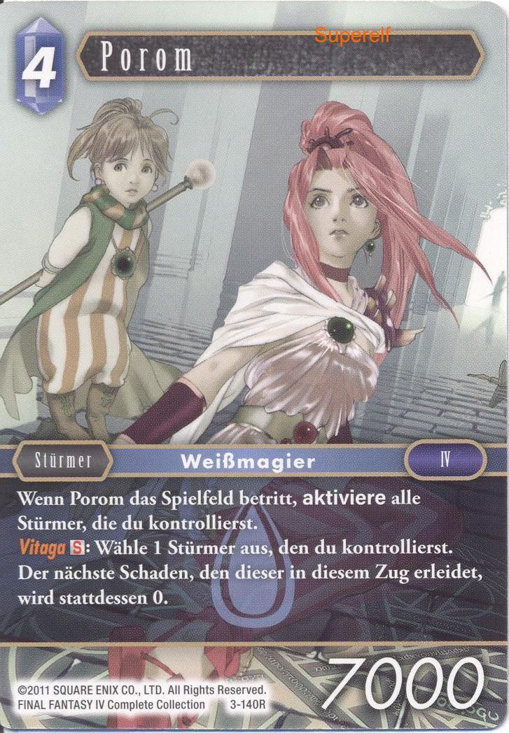 Final Fantasy Opus 3-140 R Porom Wasser