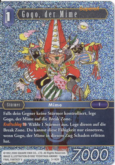 Final Fantasy Opus 3-142 H Gogo, der Mime Wasser