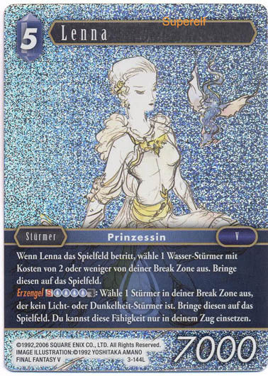 Final Fantasy Opus 3-144 L Lenna Wasser