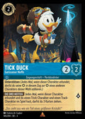 Lorcana Die Tintenlande 3-145 R Tick Duck Saphir