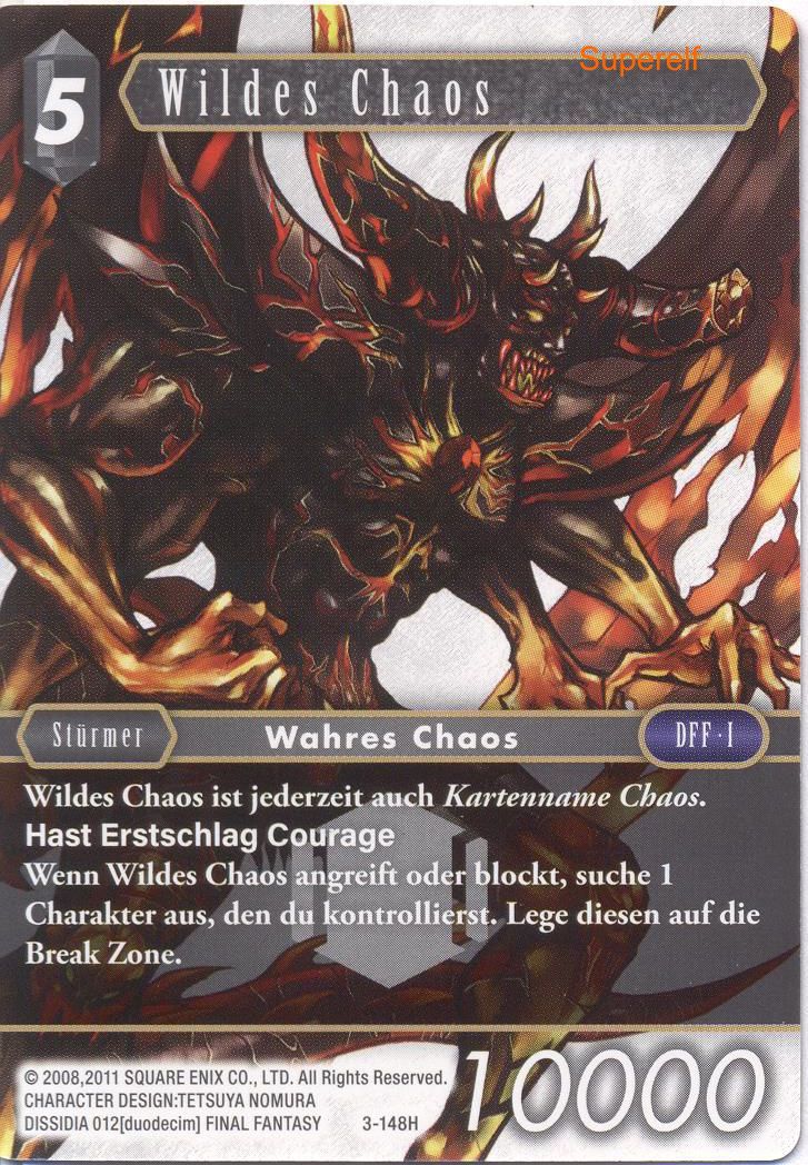 Final Fantasy Opus 3-148 H Wildes Chaos Chaos