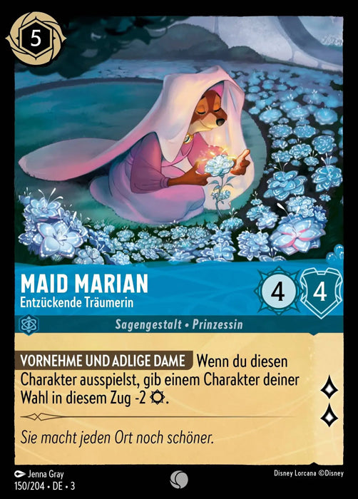 Lorcana Die Tintenlande 3-150 C Maid Marian Saphir