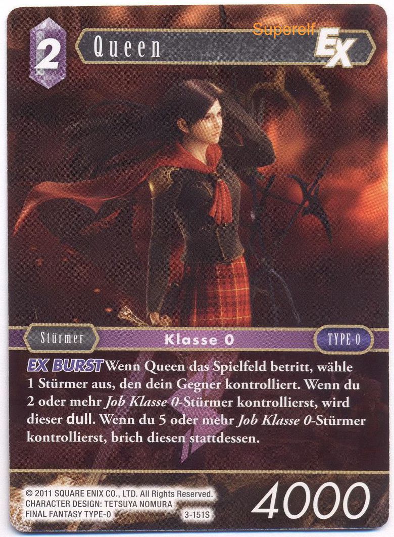 Final Fantasy Opus 3-151 S Queen Blitz
