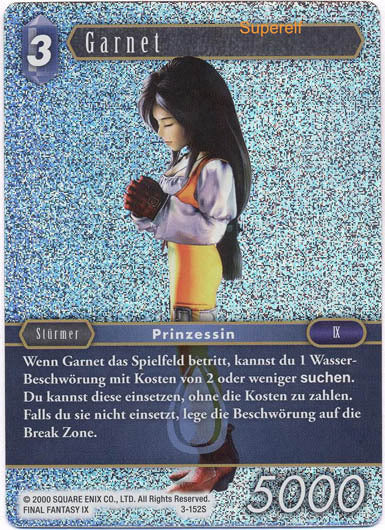 Final Fantasy Opus 3-152 S Garnet Wasser