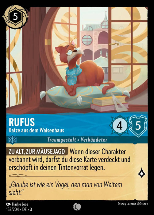 Lorcana Die Tintenlande 3-153 C Rufus Saphir