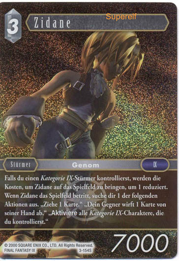 Final Fantasy Opus 3-154 S Zidane Licht