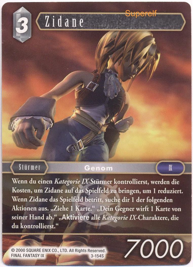 Final Fantasy Opus 3-154 S Zidane Licht