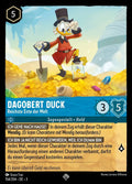 Lorcana Die Tintenlande 3-154 SR Dagobert Duck Saphir