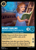 Lorcana Die Tintenlande 3-158 SR Wendy Darling Saphir