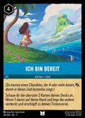 Lorcana Die Tintenlande 3-161 UC Ich bin bereit Saphir