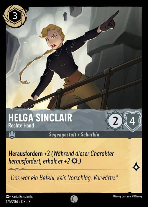 Lorcana Die Tintenlande 3-175 C Helga Sinclair Stahl